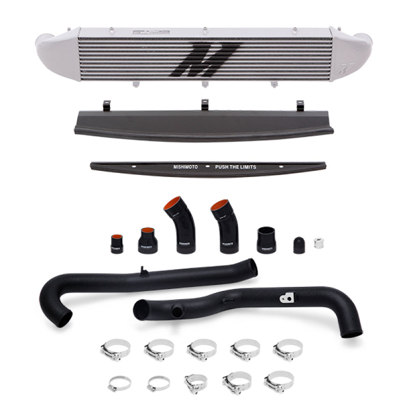 Mishimoto 2014-2016 Ford Fiesta ST 1.6L Front Mount Intercooler (Silver) Kit w/ Pipes (Black) Intercooler Kits Mishimoto