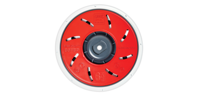 Griots Garage BOSS 6in Fanned Orbital Backing Plate Tools Griots Garage