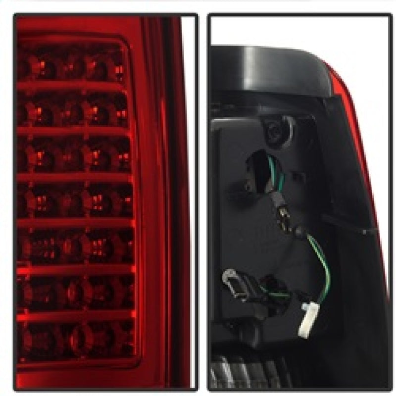 xTune 03-06 Chevrolet Silverado 1500/2500HD LED Tail Lights - Red Clear (ALT-JH-CSIL03-CS-RC) Tail Lights SPYDER