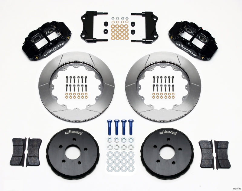Wilwood Narrow Superlite 6R Front Hat Kit 14.00in Nissan 350Z/Fiti G35 Big Brake Kits Wilwood