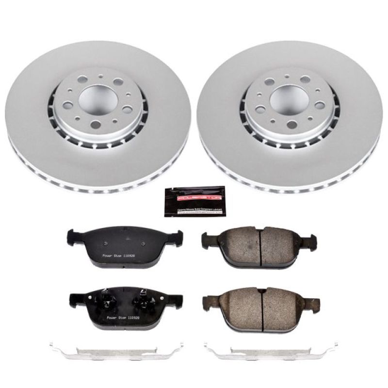 Power Stop 03-14 Volvo XC90 Front Z23 Evolution Sport Coated Brake Kit Brake Kits - Performance D&S PowerStop