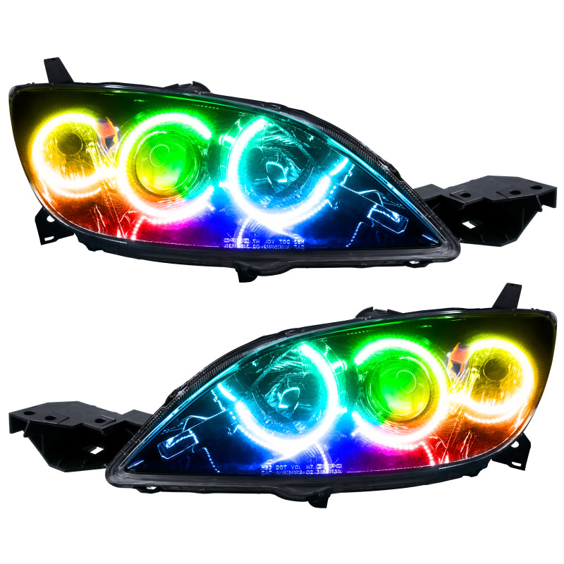 Oracle 04-09 Mazda 3 SMD HL - 4DR - Halogen Style - ColorSHIFT Headlights ORACLE Lighting