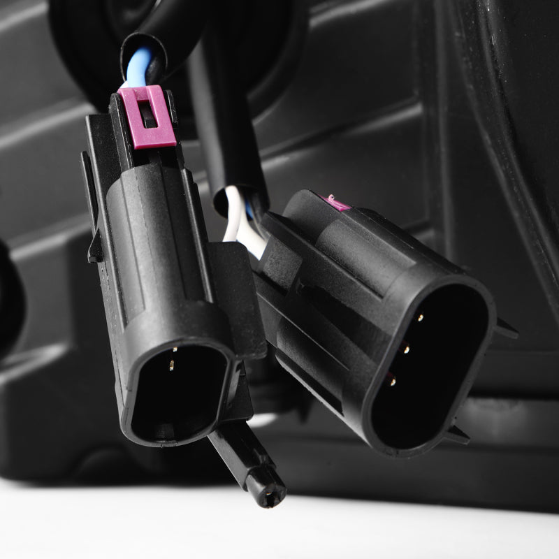 AlphaRex 20-22 Ford F150 Pro-Series Projector Headlights Black w/ Activation Light / Seq. Sig. / DRL Headlights AlphaRex