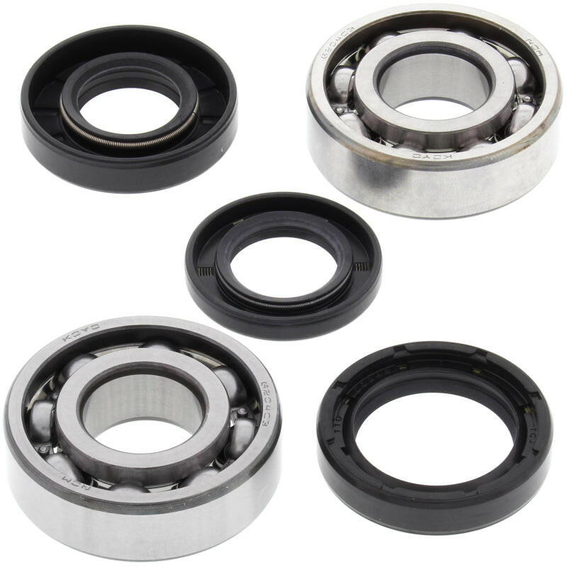 All Balls Racing 88-90 Yamaha DT50 Crank Shaft Bearing Kit Bearings All Balls Racing