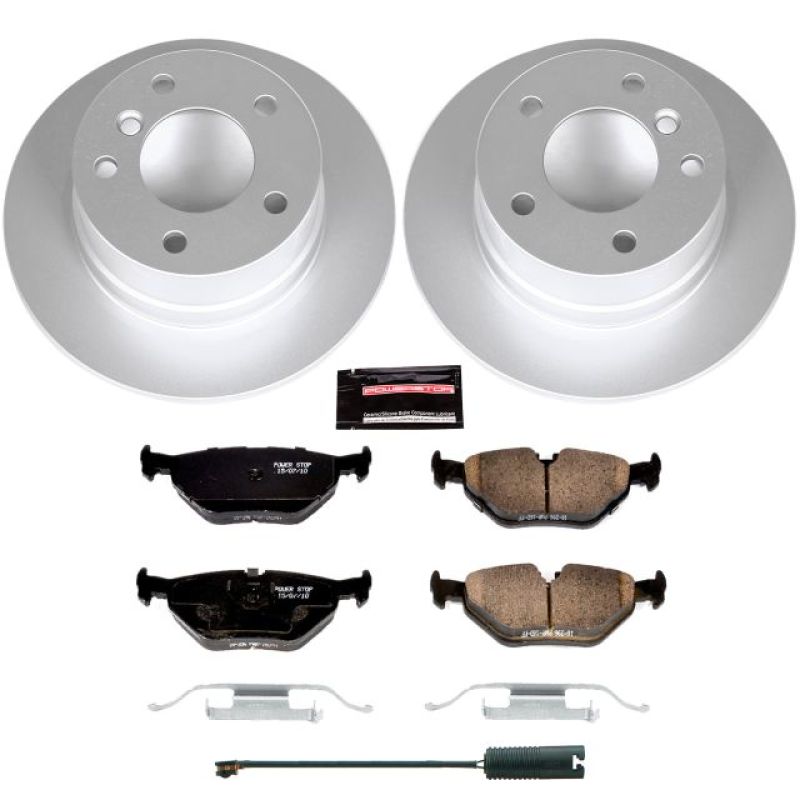 Power Stop 96-02 BMW Z3 Rear Z23 Evolution Sport Coated Brake Kit Brake Kits - Performance D&S PowerStop