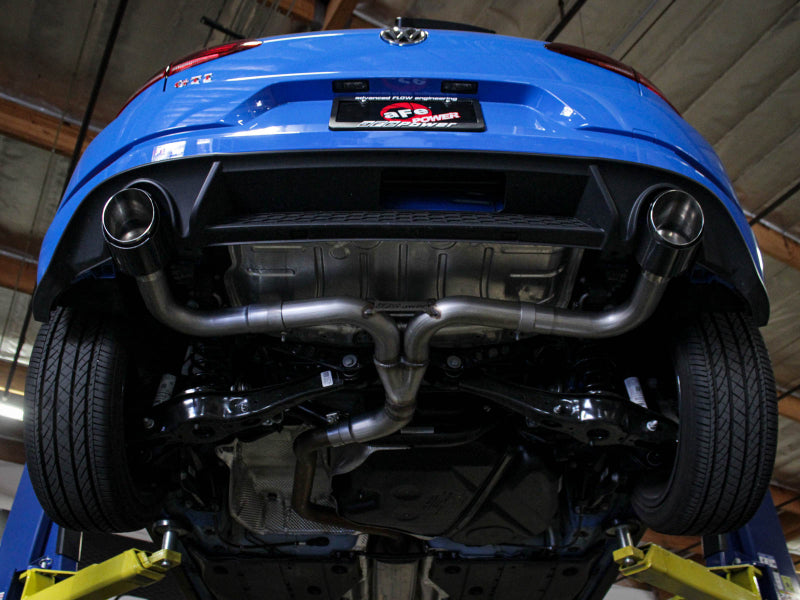 aFe 18-20 VW GTI (MK7.5) 2.0L MACH Force-Xp 3in to 2.5in 304 SS Axle-Back Exhaust System- Carb. Tips Axle Back aFe