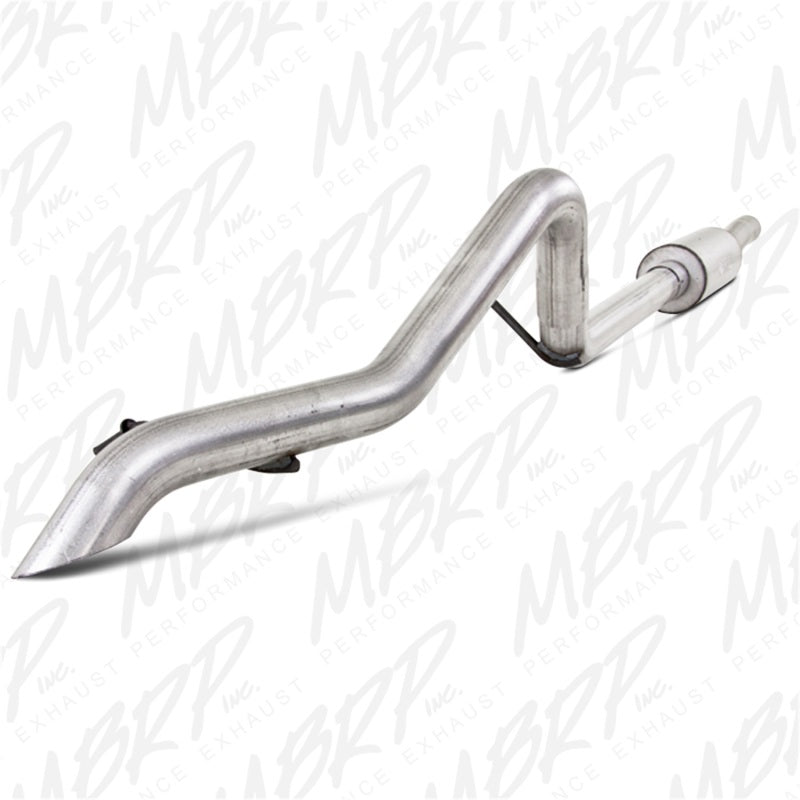 MBRP 2007-2009 Jeep Wrangler (JK) 3.8L V6 4 dr Off-Road Tail Pipe Muffler before Axle Axle Back MBRP