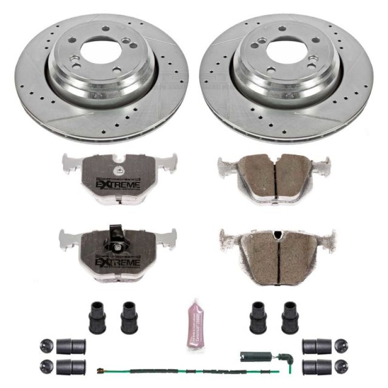 Power Stop 01-06 BMW M3 Rear Z26 Street Warrior Brake Kit Brake Kits - Performance D&S PowerStop