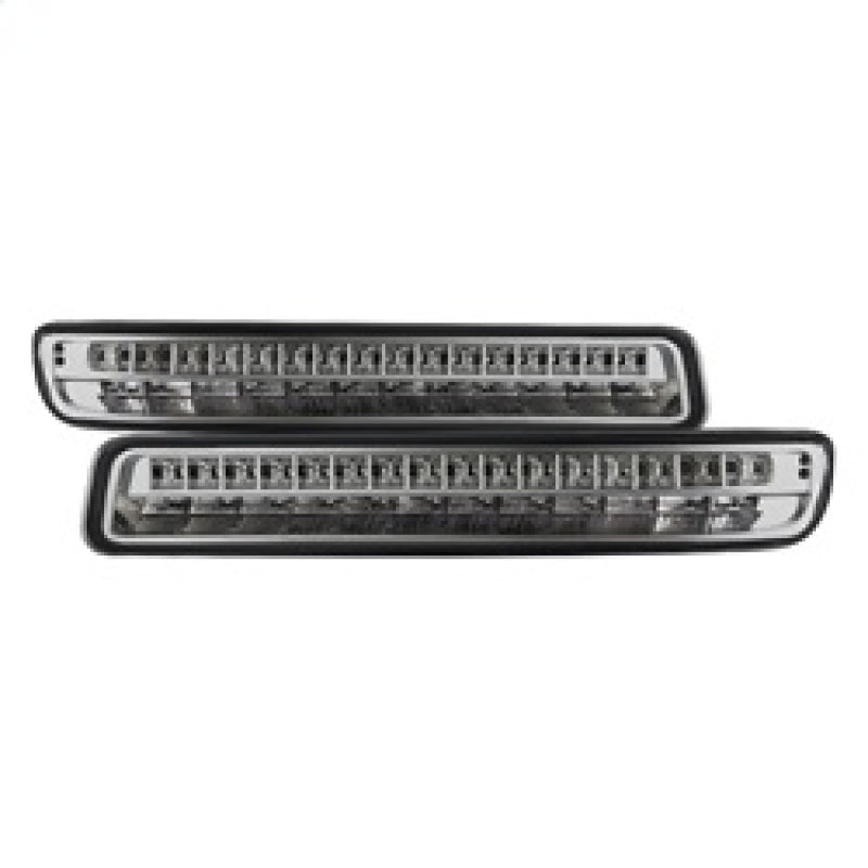 xTune 99-06 GMC Sierra (Excl Denali) Full LED Bumper Lights - Chrome (CBL-GSI99-LED-C) Sidemarkers & Indicators SPYDER