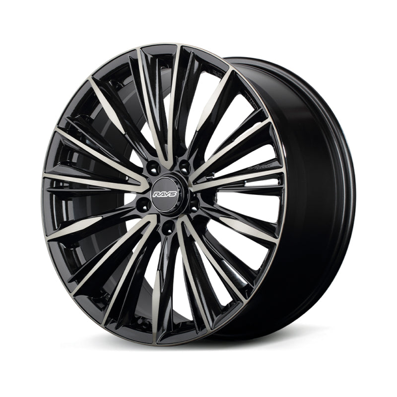 Versus Vouge Craft Collection 19x8.0 +38 5x108 Diamond Cut/Side Glass Black/Smoke Clear Wheels - Cast Versus