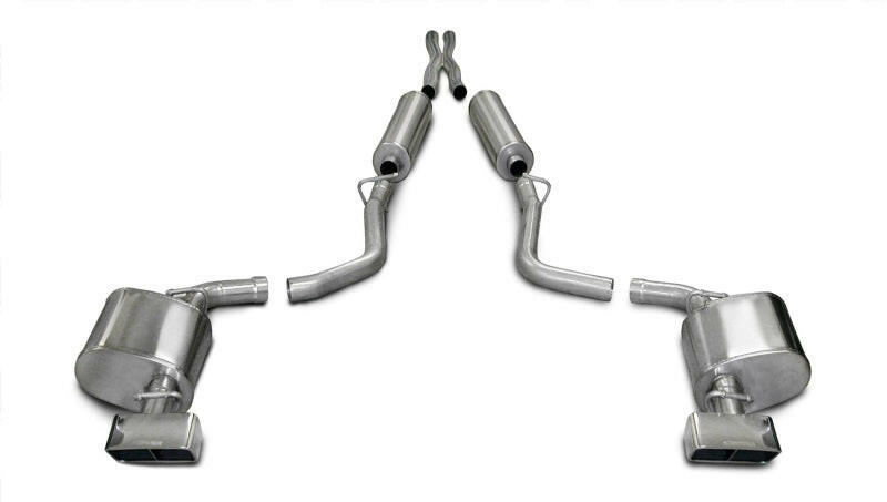 Corsa 2009-2010 Dodge Challenger R/T 5.7L V8 Manual Polished Xtreme Cat-Back Exhaust Catback CORSA Performance