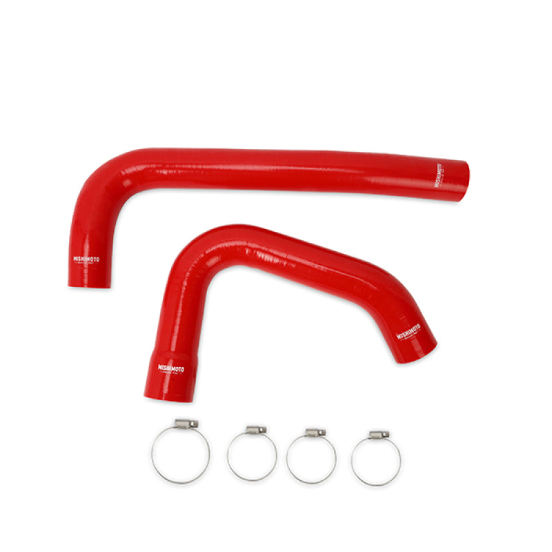Mishimoto 2015+ Dodge Ram 6.7L Cummins Silicone Radiator Hose Kit Red Hoses Mishimoto