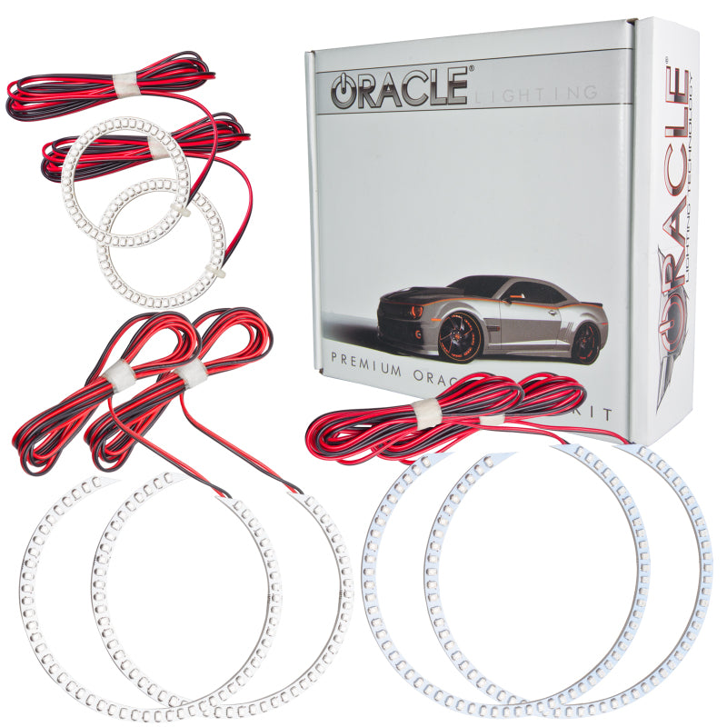Oracle Dodge Charger 05-10 LED Triple Ring Halo Kit - White Headlights ORACLE Lighting