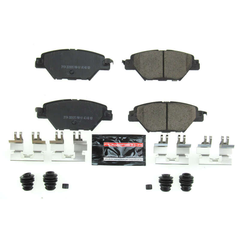 Power Stop 16-19 Mazda CX-9 Rear Z23 Evolution Sport Brake Pads w/Hardware Brake Pads - Performance PowerStop