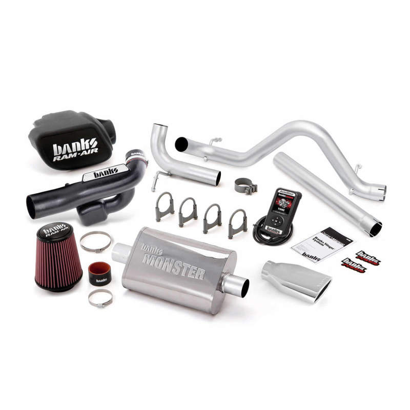 Banks Power 12-14 Jeep 3.6L Wrangler (All) 4dr Stinger Sys w/ AutoMind - SS Single Exh w/ Chrome Tip Catback Banks Power