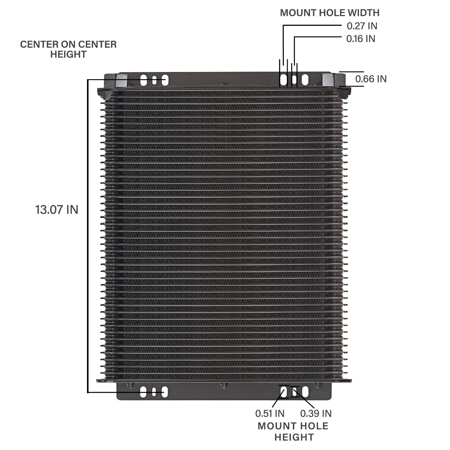 Oil Cooler Universal 40 Row Transmission Oil and Power Steering Cooler Proform