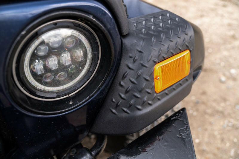 Bushwacker 97-06 Jeep Wrangler Trail Armor Front Corners - Black Body Armor & Rock Rails Bushwacker