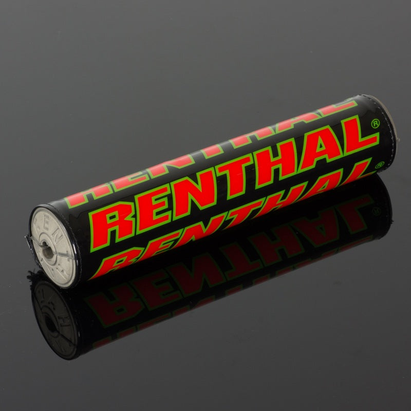 Renthal Team Issue SX Pad - Black/ Red/ Green Bar Pads Renthal