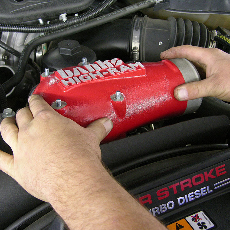 Banks Power 03-04 Ford 6.0L w/ Stock Intercooler High-Ram Air Intake System Short Ram Air Intakes Banks Power