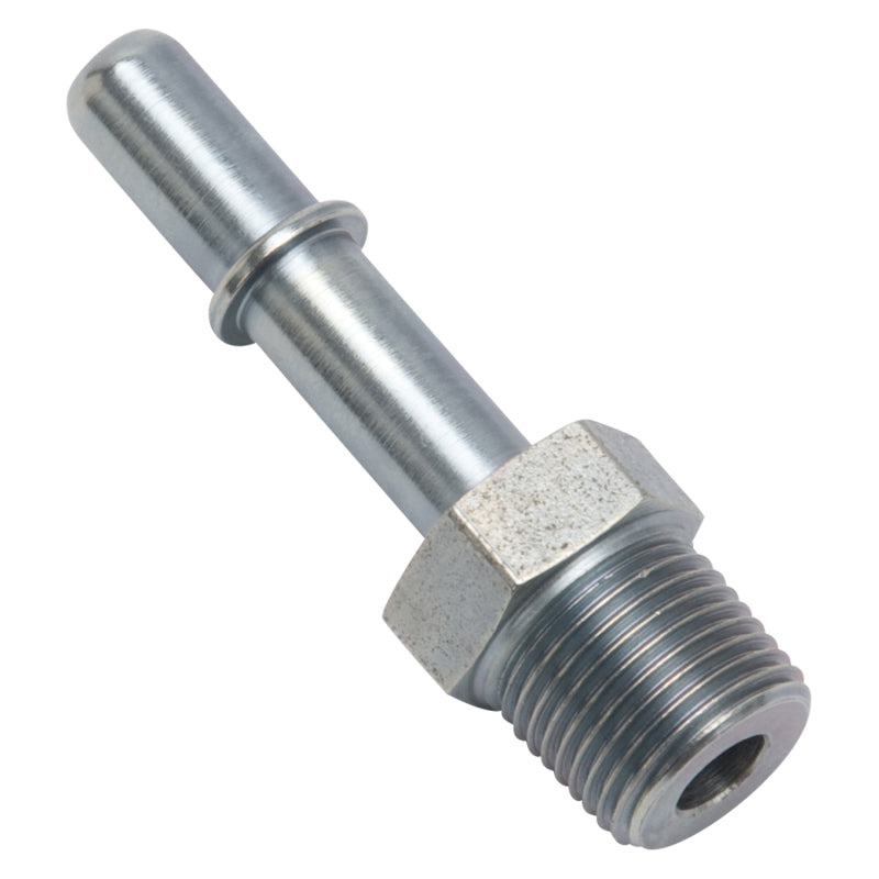 Russell Performance EFI Adapter Fitting 3/8 NPT MALE TO 3/8in SAE Quick Disc Male Zinc Fittings Russell