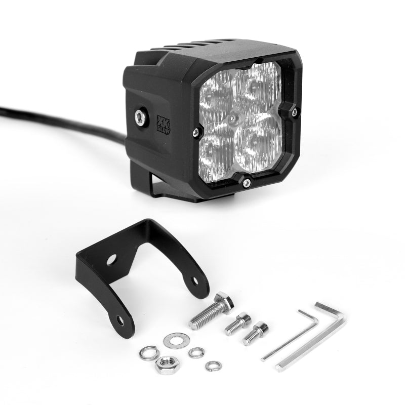 XK Glow XKchrome 20w LED Cube Light w/ RGB Accent Light - Driving Beam Light Accessories and Wiring XKGLOW