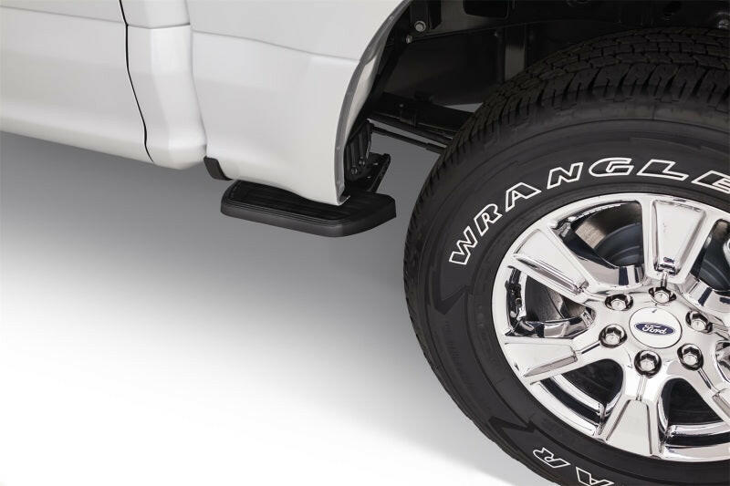 AMP Research 15-22 Ford F150 All Beds BedStep2 - Black Bed Steps AMP Research