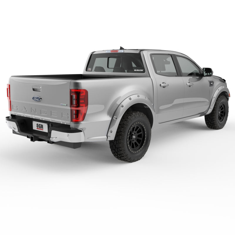 EGR 19-22 Ford Ranger Painted To Code Ingot Traditional Bolt-On Look Fender Flares Silver Set Of 4 Fender Flares EGR