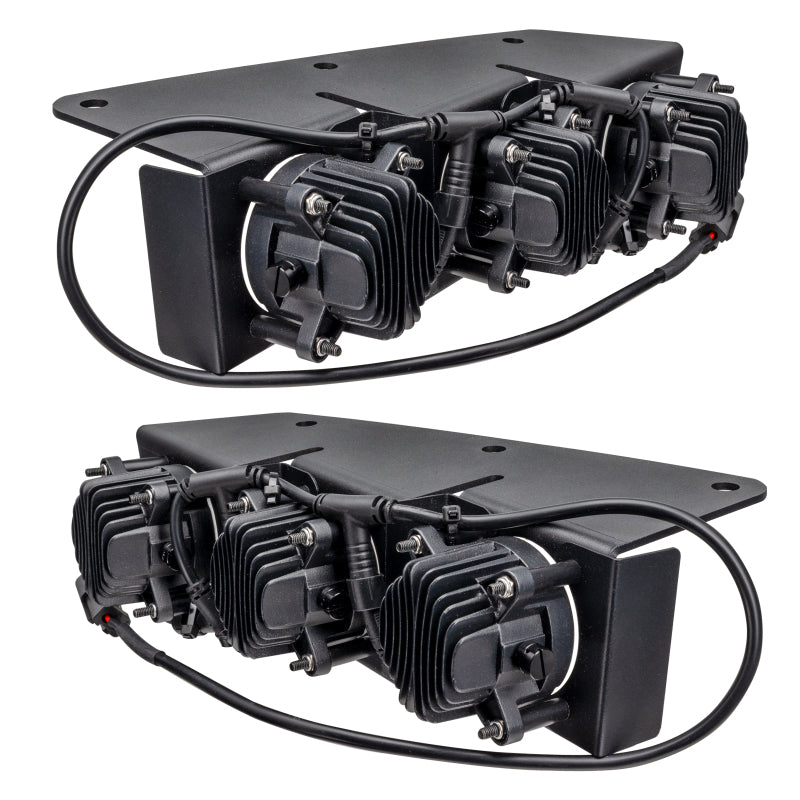 Oracle High 21-22 Ford Bronco Triple LED Fog Light kit for Steel Bumper Fog Lights ORACLE Lighting