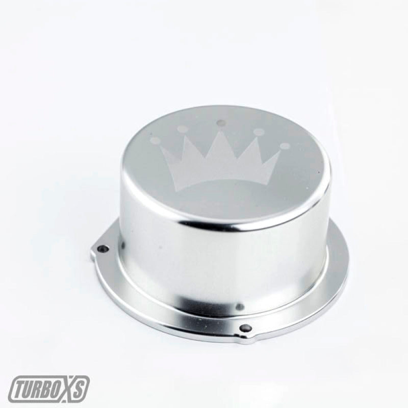 Turbo XS 15-16 Subaru WRX Billet Aluminum Vacuum Pump Cover - Silver Engine Covers Turbo XS