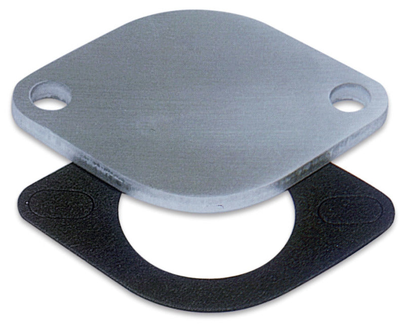 Moroso Chevrolet V8/90 Degree V6 Waterneck Block-Off Plate - 1/2in - Aluminum Block Off Plates Moroso
