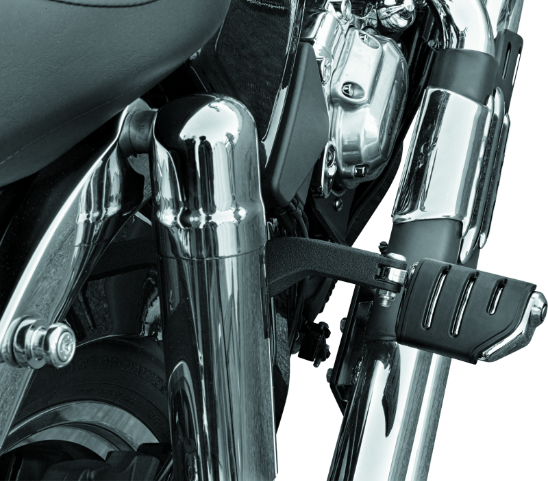 Kuryakyn Trident Dually With Male Mount Adapters Chrome Footpegs Kuryakyn