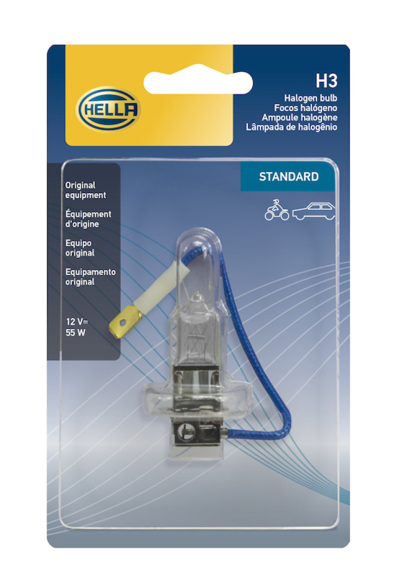 Hella Bulb H3 12V 55W Pk22S T325 Sb Bulbs Hella