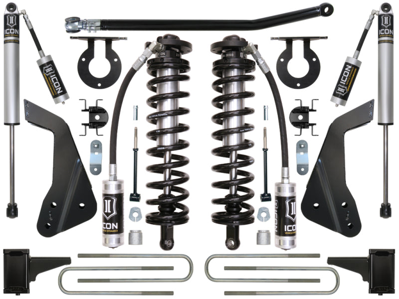 ICON 05-07 Ford F-250/F-350 4-5.5in Stage 1 Coilover Conversion System Coilover Components ICON