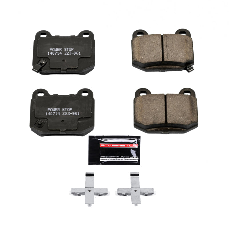 Power Stop 03-05 Infiniti G35 Rear Z23 Evolution Sport Brake Pads w/Hardware Brake Pads - Performance PowerStop
