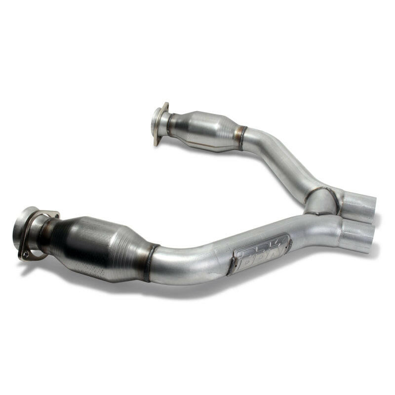 BBK 2015-16 Mustang V6 Short Mid H Pipe With Converters (To Be Used With 1642 Series Headers) H Pipes BBK