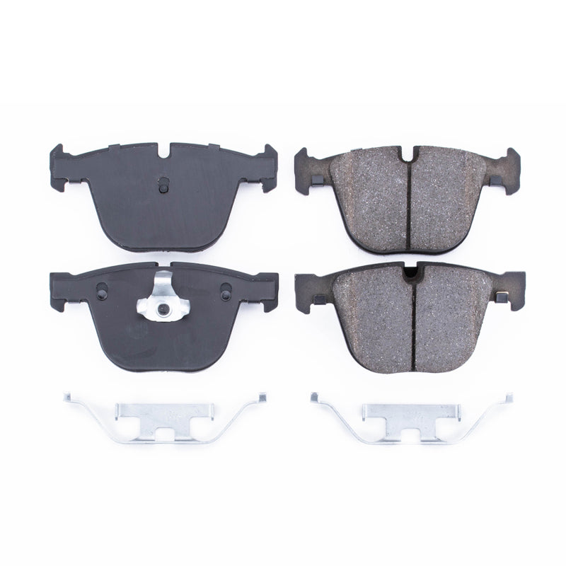 Power Stop 2011 BMW 1 Series M Rear Z17 Evolution Ceramic Brake Pads w/Hardware Brake Pads - OE PowerStop