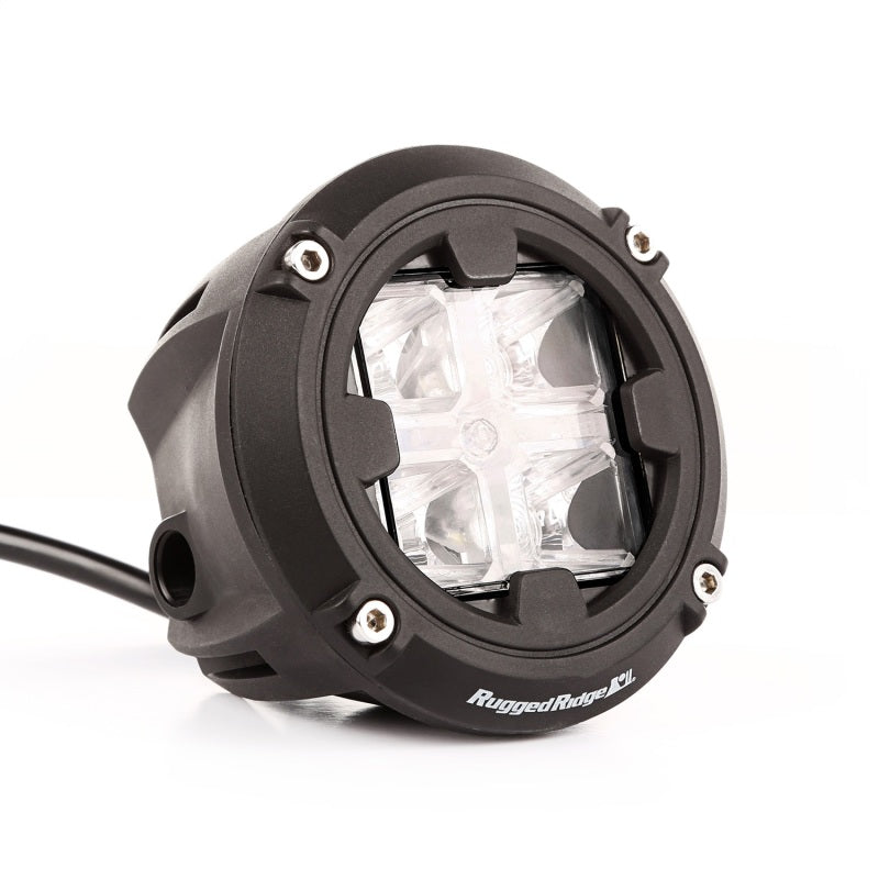 Rugged Ridge Round LED Light 3.5in Combo High/Low Beam Light Bars & Cubes Rugged Ridge