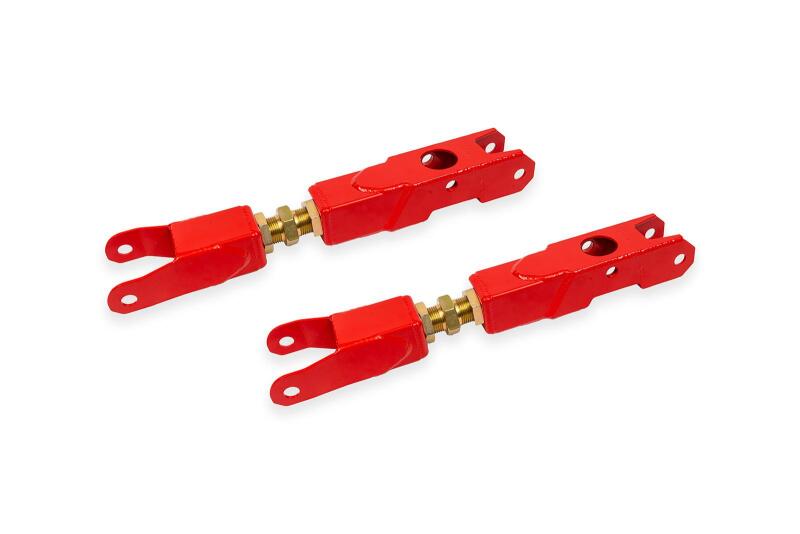 BMR 16-24 Chevrolet Camaro (6th Gen) Adjustable Rear Lower Control Arm - Red Control Arms BMR Suspension