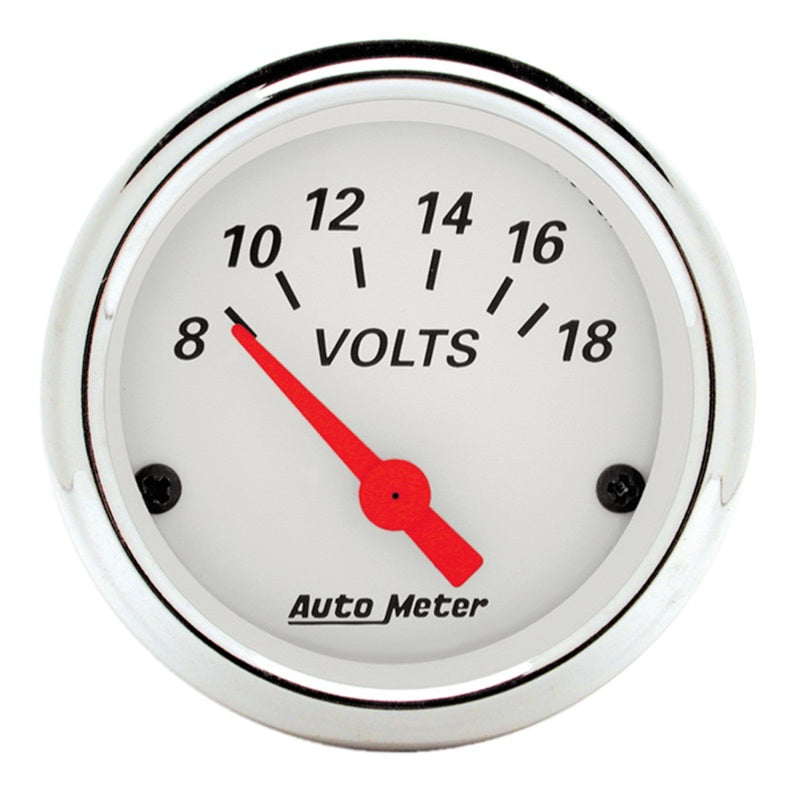 Autometer Arctic White 3-3/8in Electric Speedometer with Wheel Odometer/ 2-1/16in Oil Pressure Gauges AutoMeter