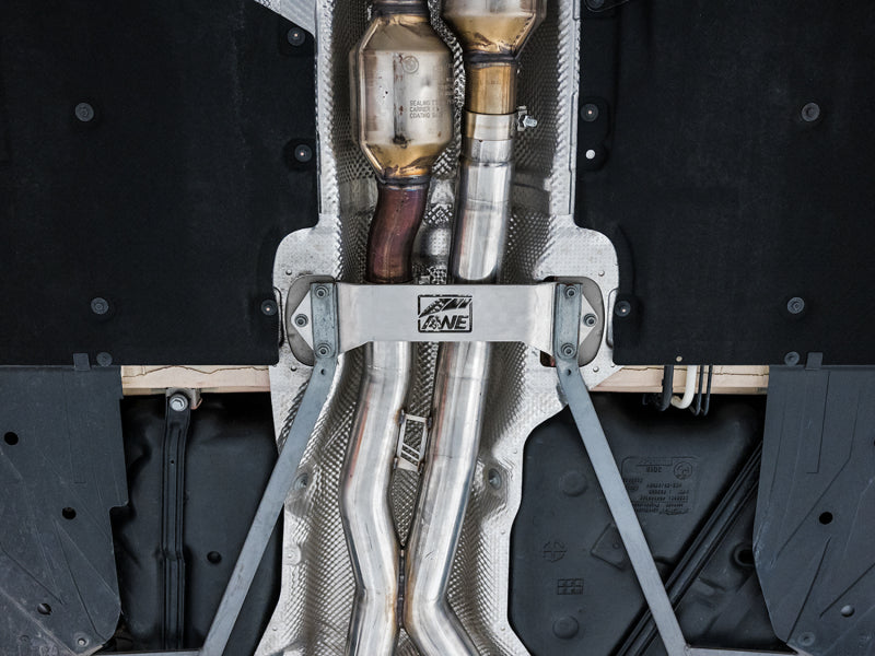 AWE Tuning BMW F8X M3/M4 Track Edition Cat-Back Exhaust - Chrome Silver Tips Catback AWE Tuning