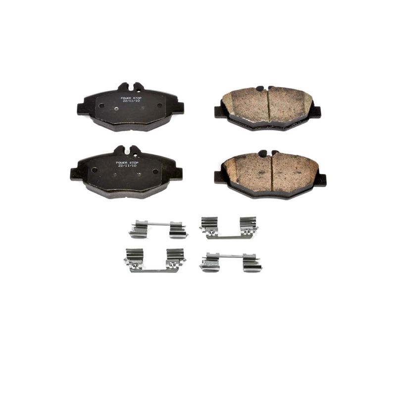 Power Stop 03-09 Mercedes-Benz E320 Front Z17 Evolution Ceramic Brake Pads w/Hardware Brake Pads - OE PowerStop