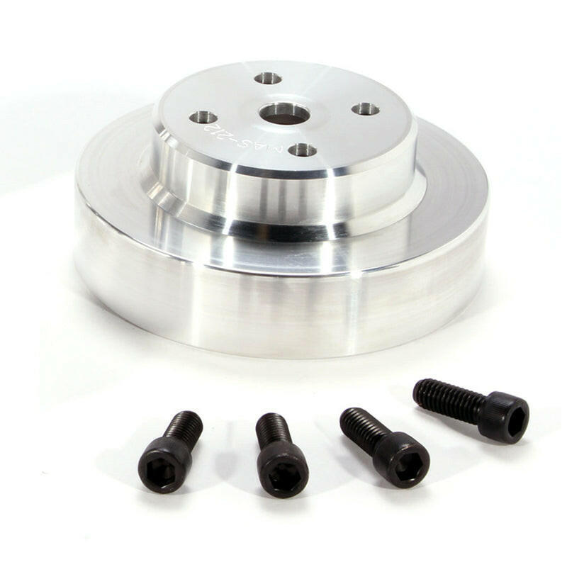 BBK 86-93 Mustang 5.0 Underdrive Pulley Kit - Lightweight CNC Billet Aluminum (3pc) Pulleys - Crank, Underdrive BBK