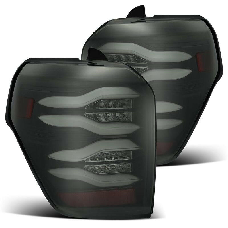 AlphaRex 10-21 Toyota 4Runner PRO-Series LED Tail Lights Jet Black Tail Lights AlphaRex