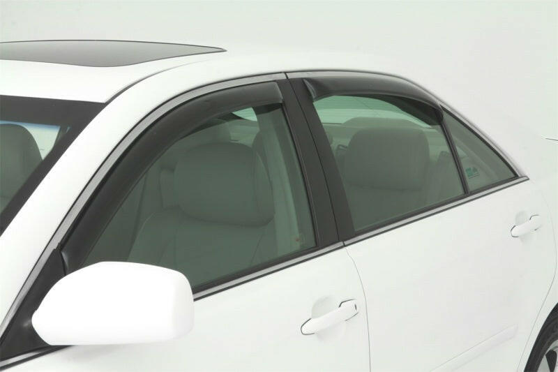 AVS 07-11 Toyota Camry Ventvisor In-Channel Front & Rear Window Deflectors 4pc - Smoke Wind Deflectors AVS