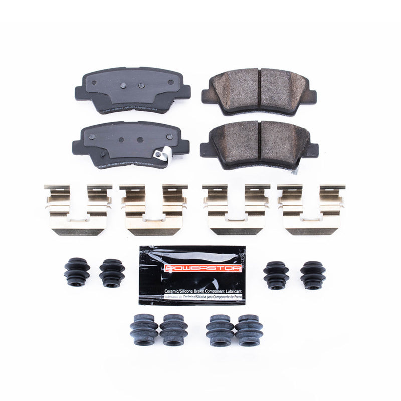 Power Stop 09-11 Hyundai Azera Rear Z23 Evolution Sport Brake Pads w/Hardware Brake Pads - Performance PowerStop