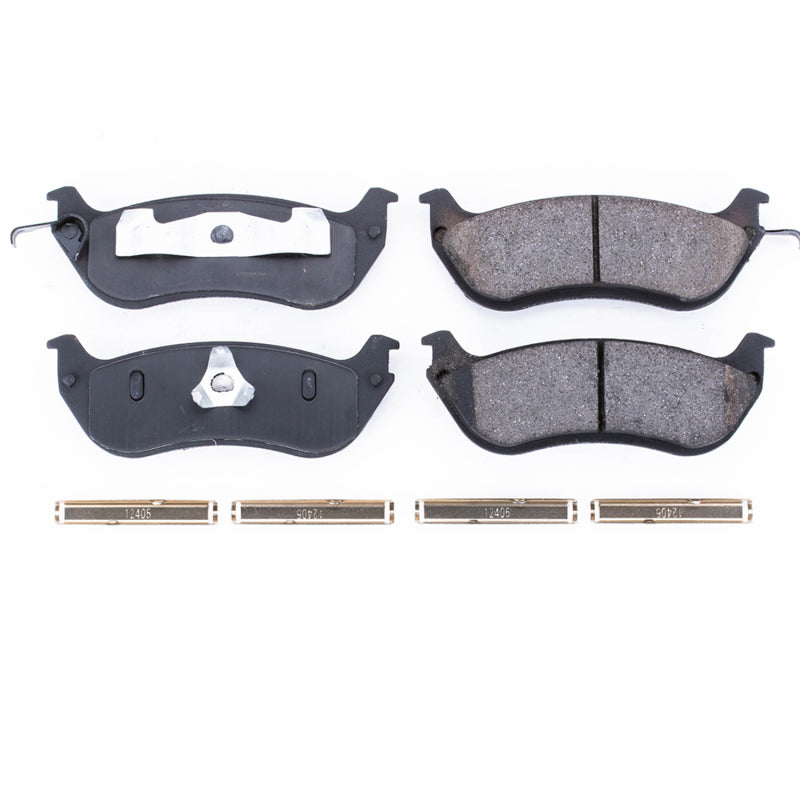 Power Stop 96-02 Ford Crown Victoria Rear Z17 Evolution Ceramic Brake Pads w/Hardware Brake Pads - OE PowerStop