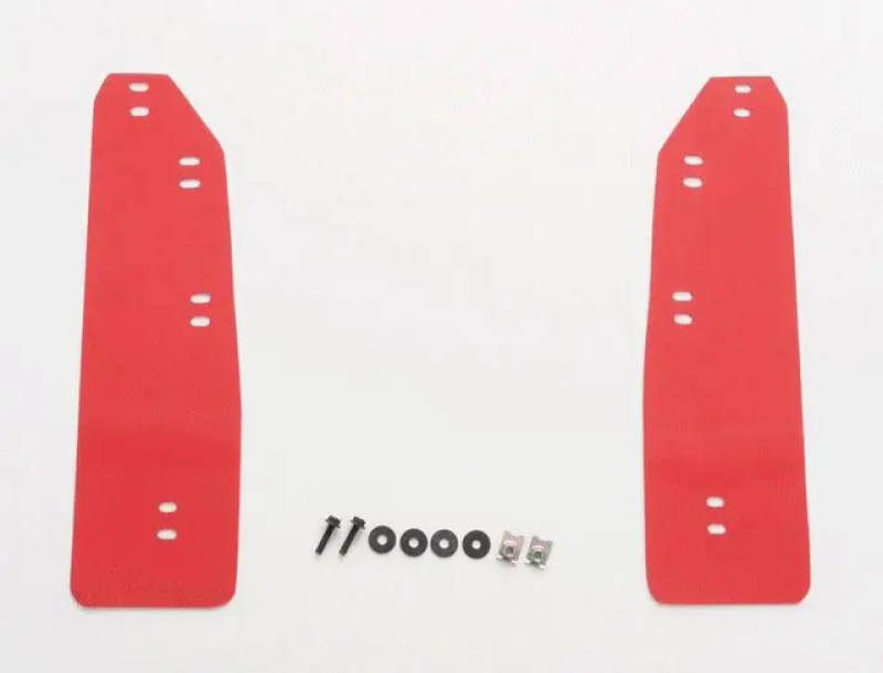 Cusco 2023+ Honda Civic Type-R (FL5) EVA Bolt-On Red Mud Flap (Set of 2) - Front Only Mud Flaps Cusco