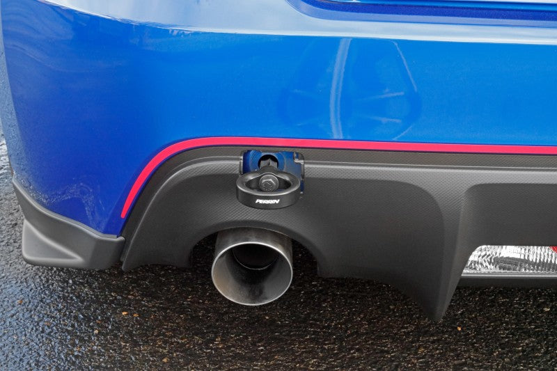 PERRIN 13-25 Subaru BRZ / 13-20 Scion FRS & Toyota 86 / 22-25 GR86 Tow Hook Kit (Rear) - Black Tow Hooks Perrin Performance
