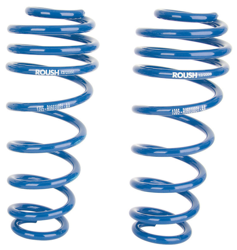 Roush 2005-2014 Ford Mustang Stage 2/3 Rear Coil Springs (For Use w/ 401296) Lowering Springs Roush