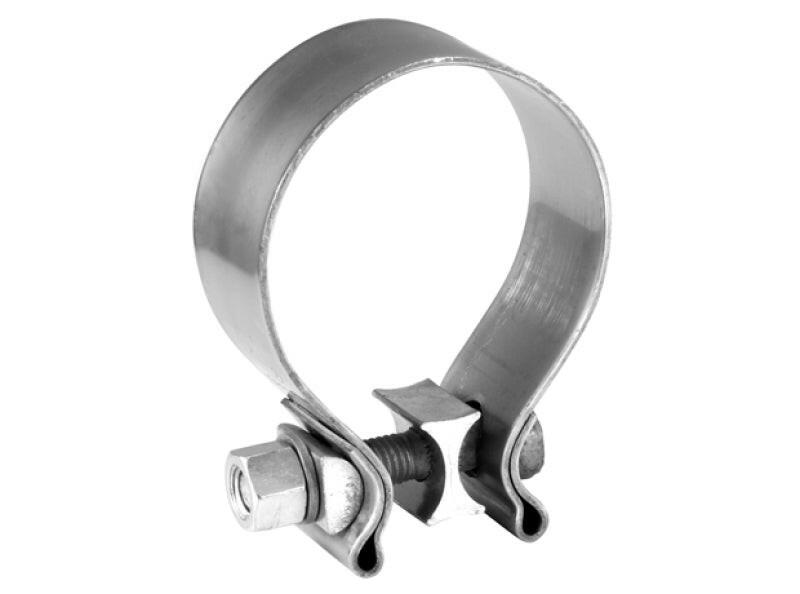 Borla 4in T-304 Stainless Steel AccuSeal Single Bolt Band Clamp Clamps Borla